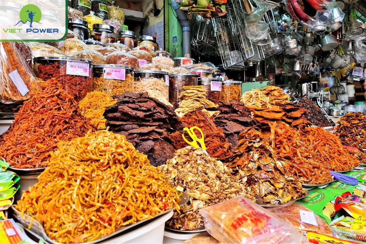 Dried goods at Han market