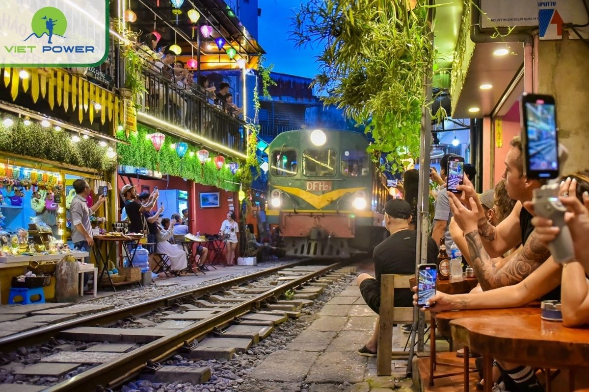 Train Street at Night
