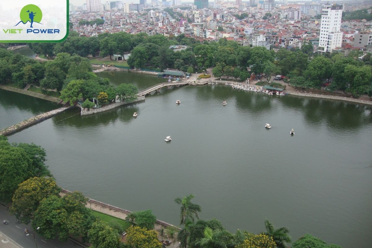 Visit the Voi Phuc Temple inside the park