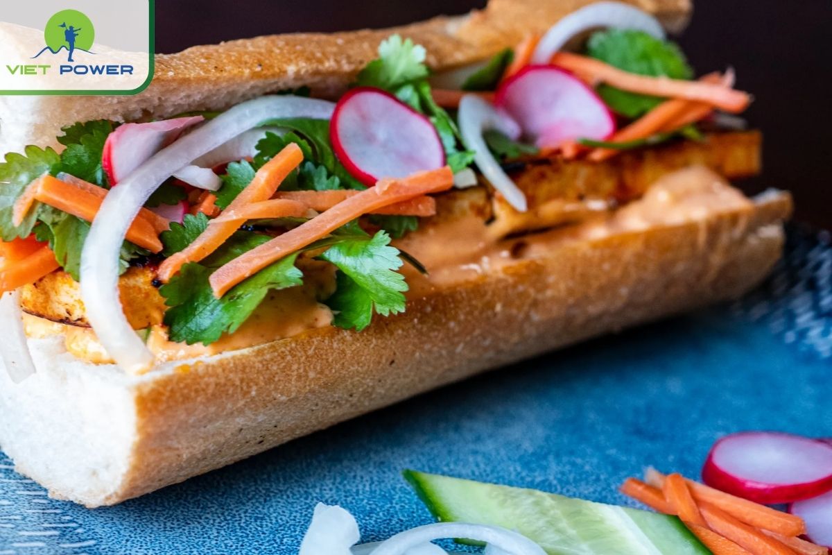 Banh Mi Chay is a popular vegetarian option in Da Nang street food