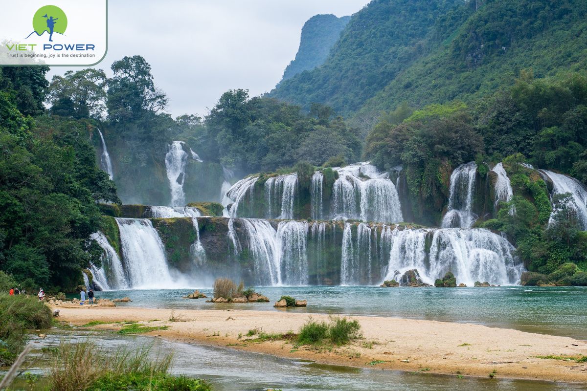 Emerald River and Karst Landscape