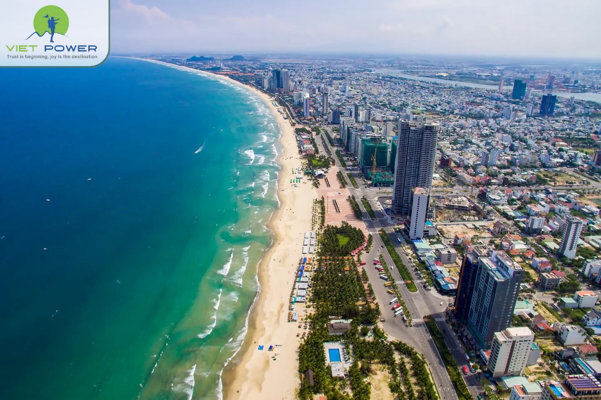 Overview of  My Khe Beach