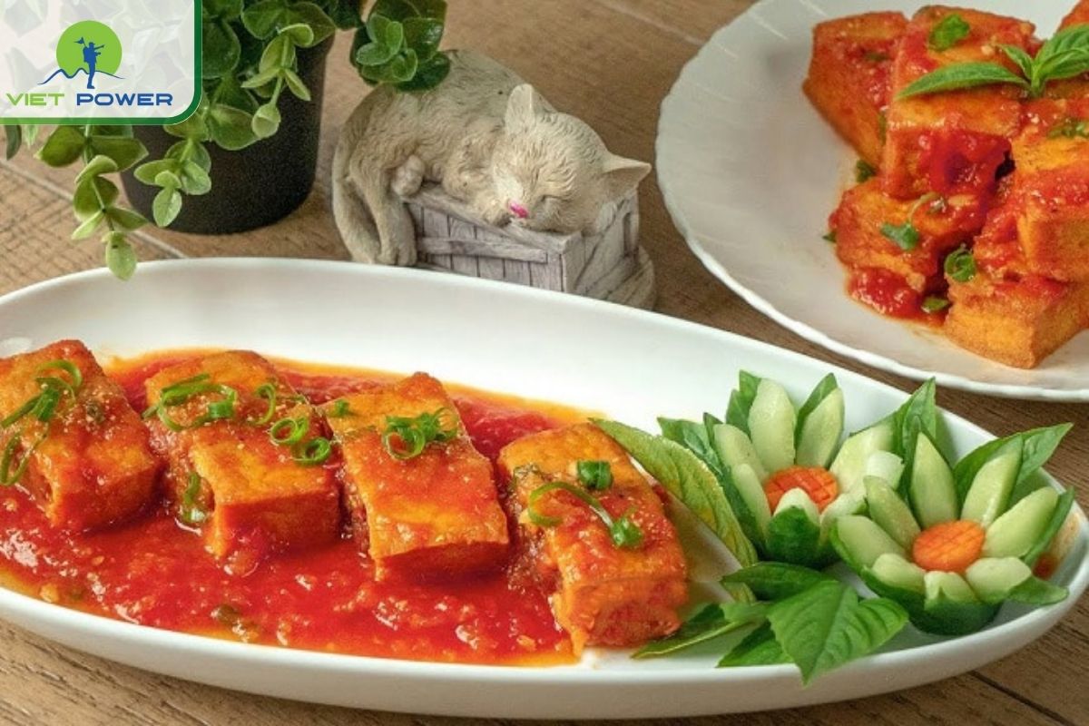 Tofu in Tomato Sauce – Dau phu sot ca chua