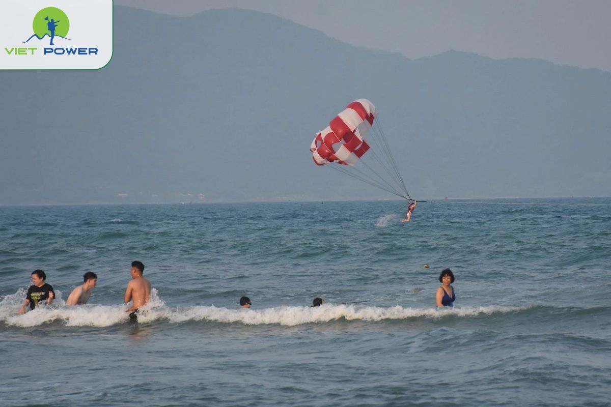 Swimming at My Khe Beach