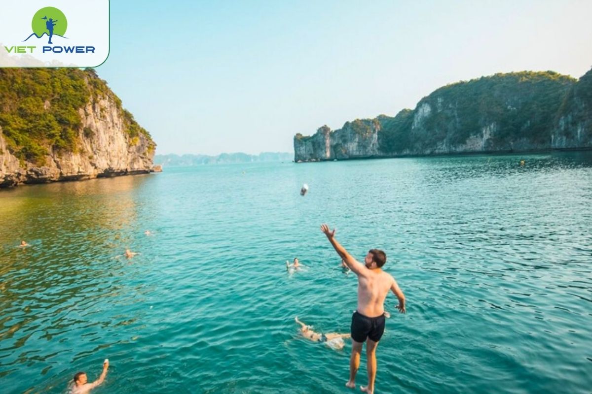 Swimming on Secluded Beaches