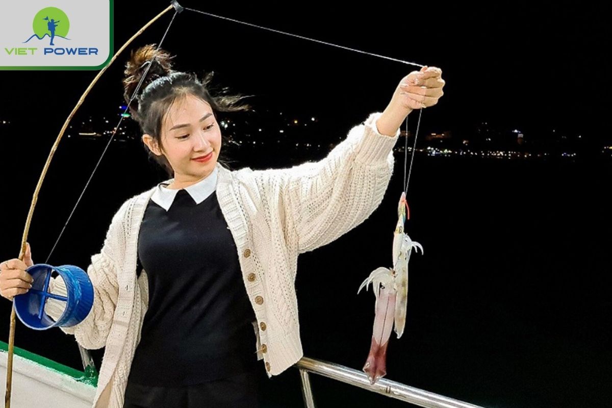 Squid fishing at Ao Ech waters