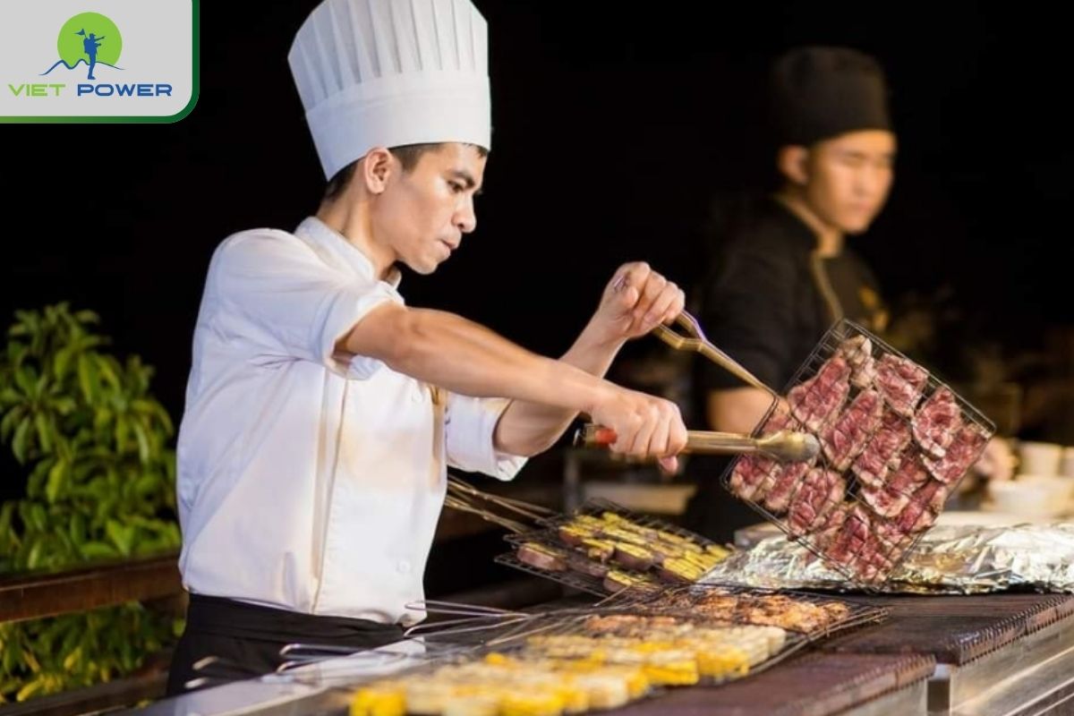 Outdoor BBQ on the Sundeck