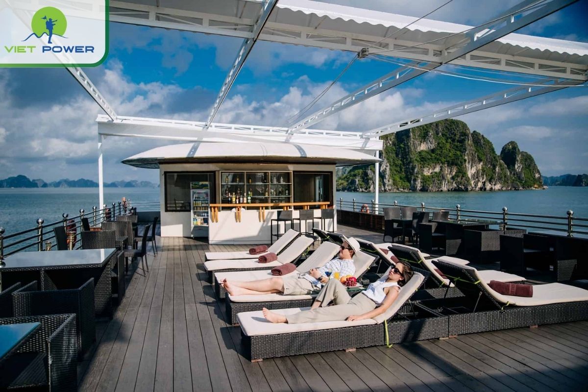 Cocktails on the sundeck