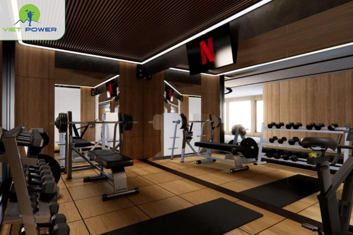 The fitness room