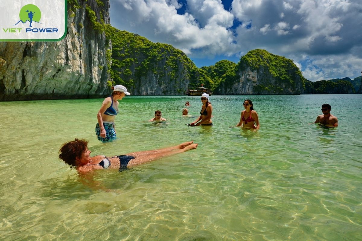 Swim at Ba Trai Dao Beach