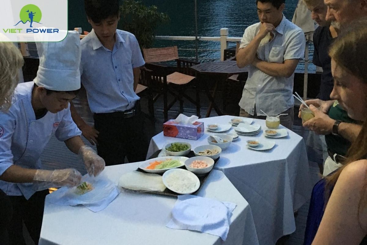 Evening cooking activity