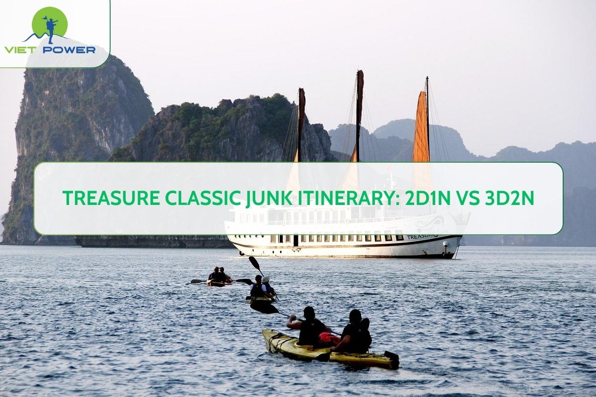 Treasure Classic Junk Itinerary: 2D1N vs 3D2N