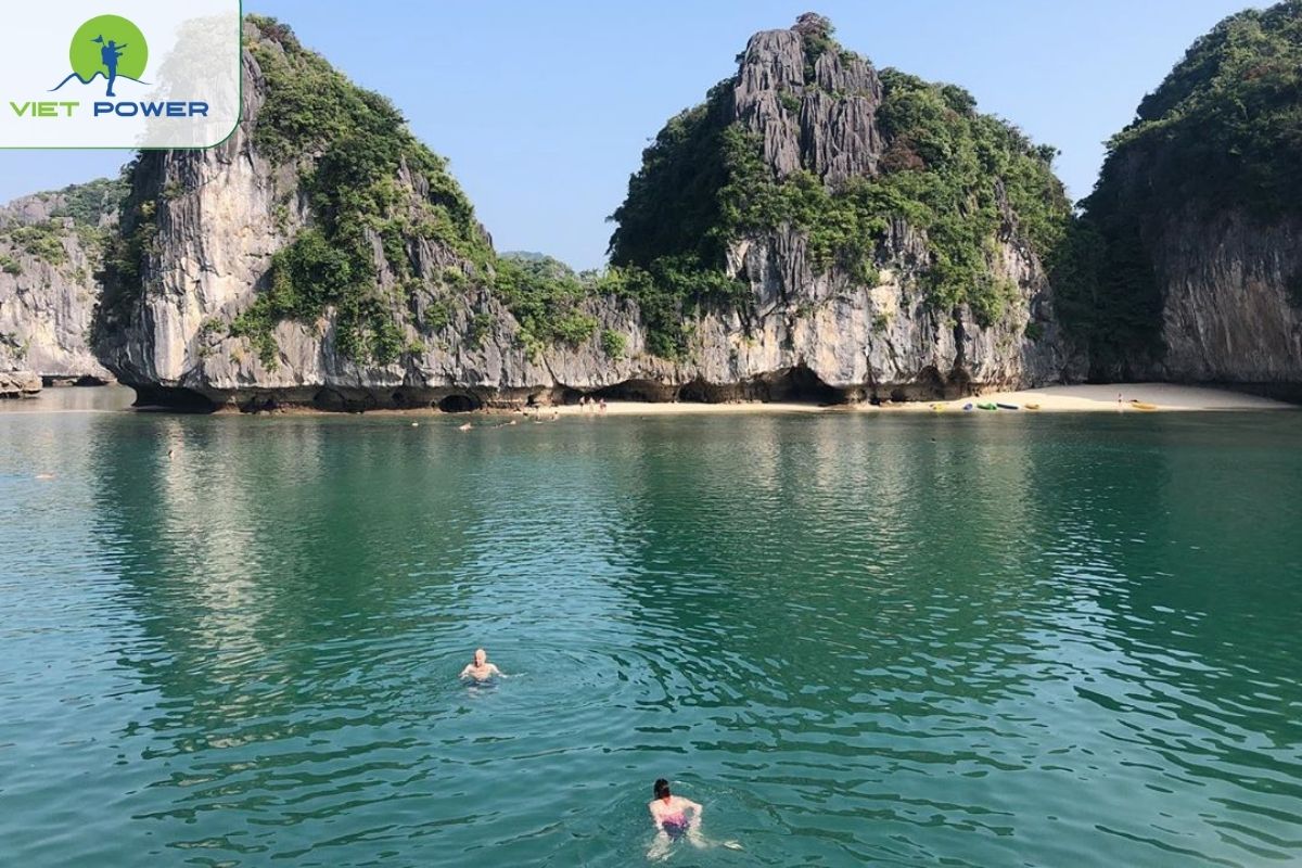 Swim at Ba Trai Dao Beach
