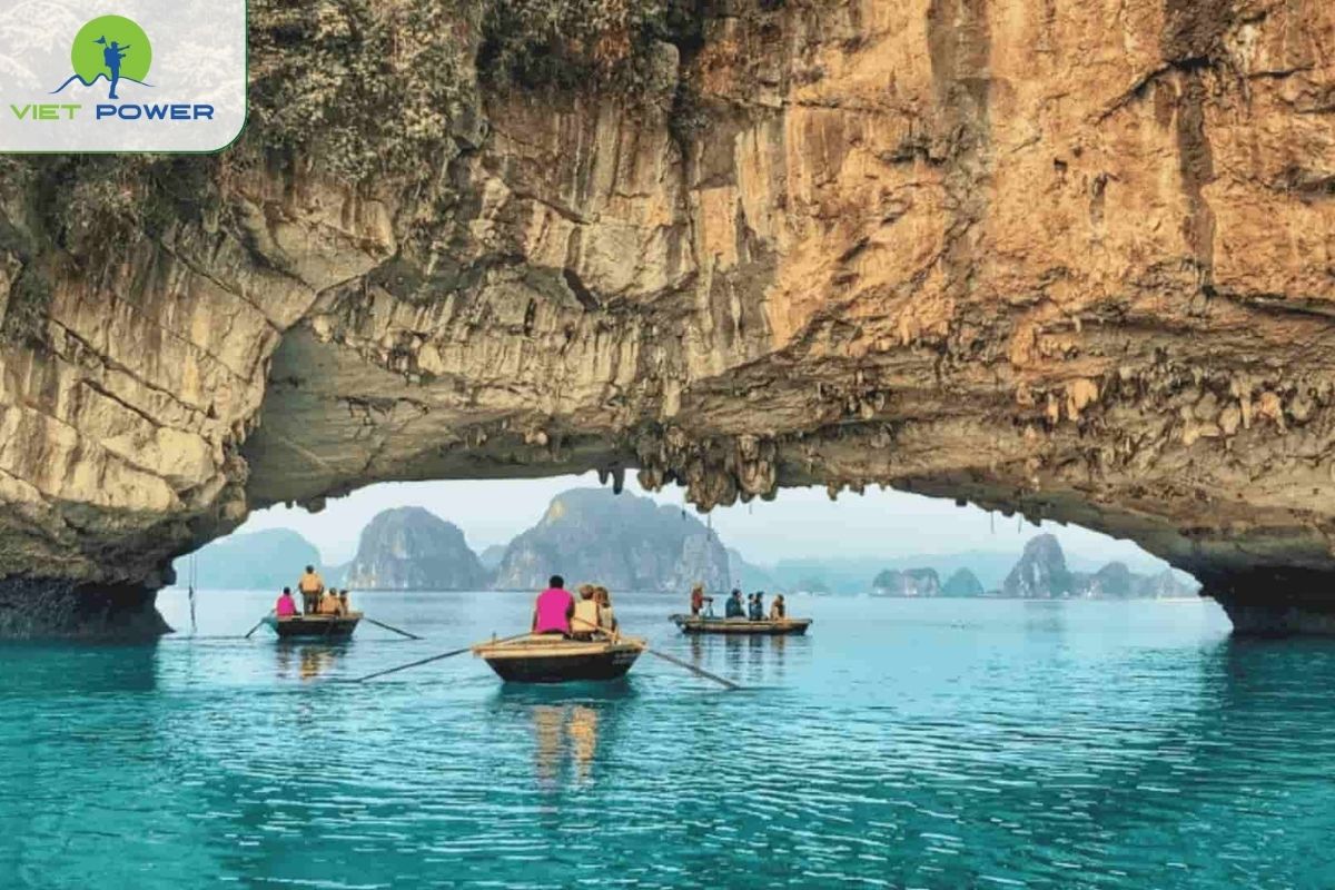 Sampan boat option at Luon Cave