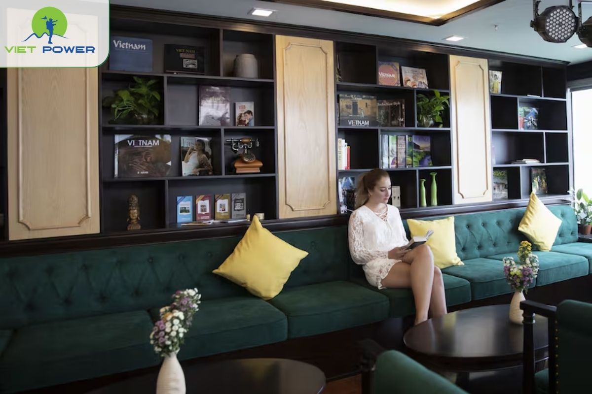 Library corner for reading and quiet time