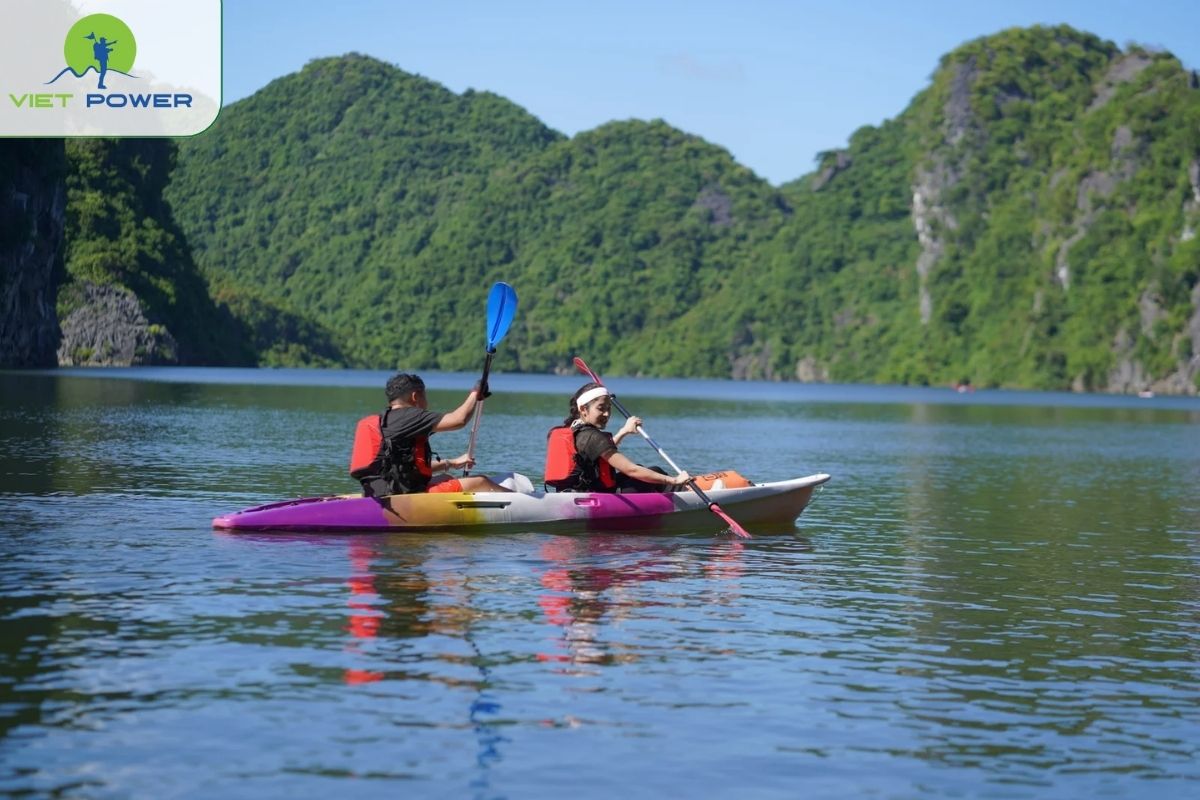 Kayaking at Ao Ech Lagoon