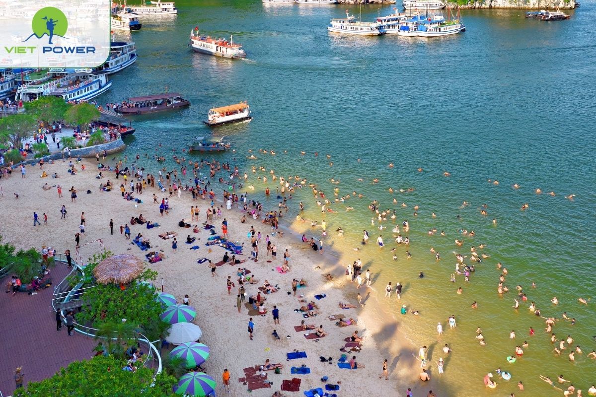 Relax on the sandy beach at Titop