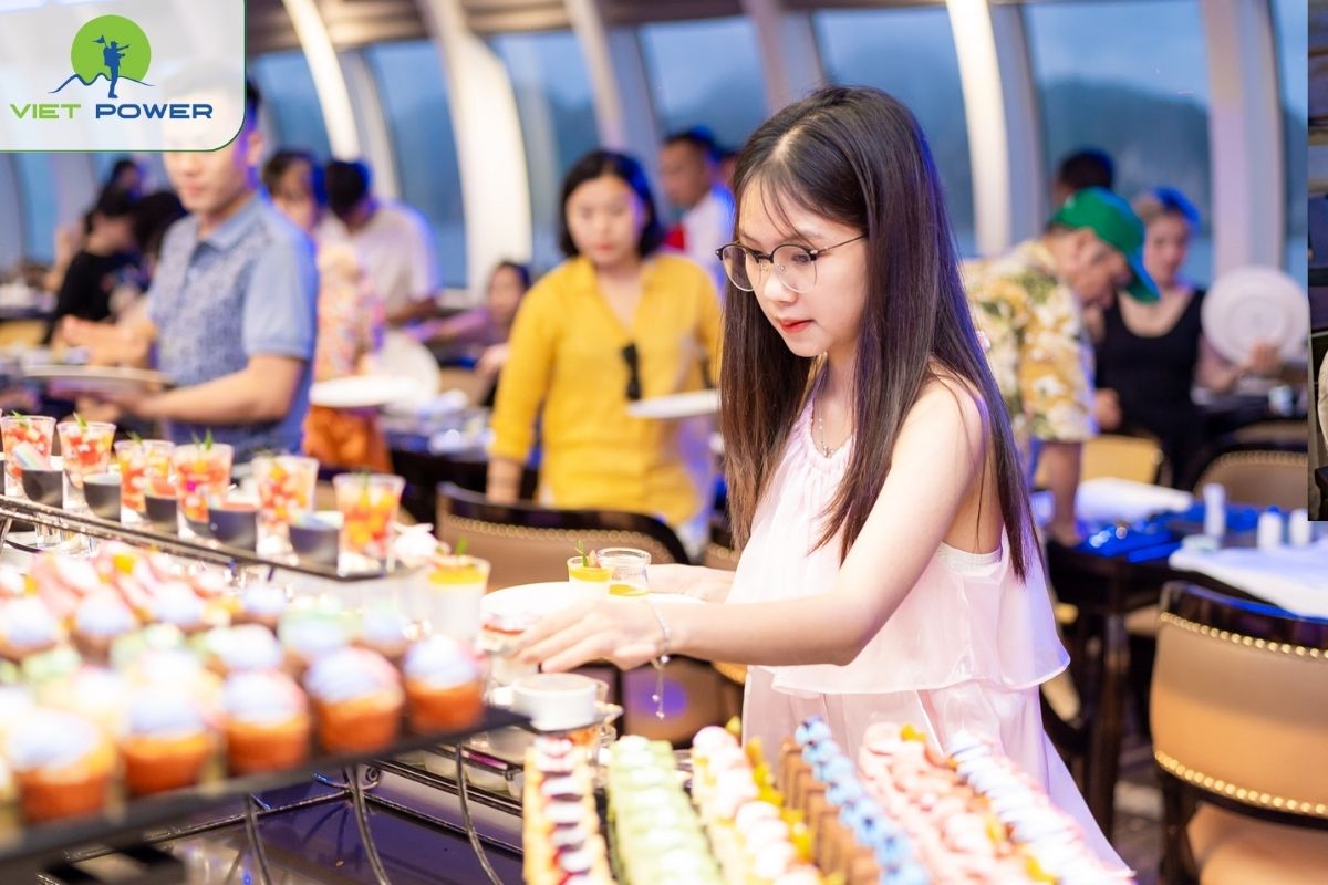 Family-Friendly Buffet & Seating Areas