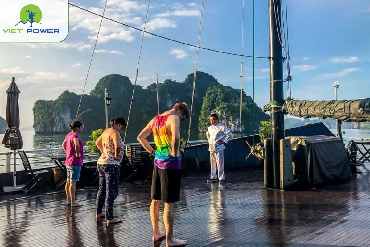 Tai Chi at sunrise for a calm start to your day.